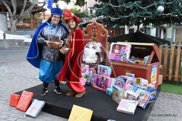 Desangelada clausura de la campaña de recogida juguetes en Telde (Foto Antonio Alí y TA)